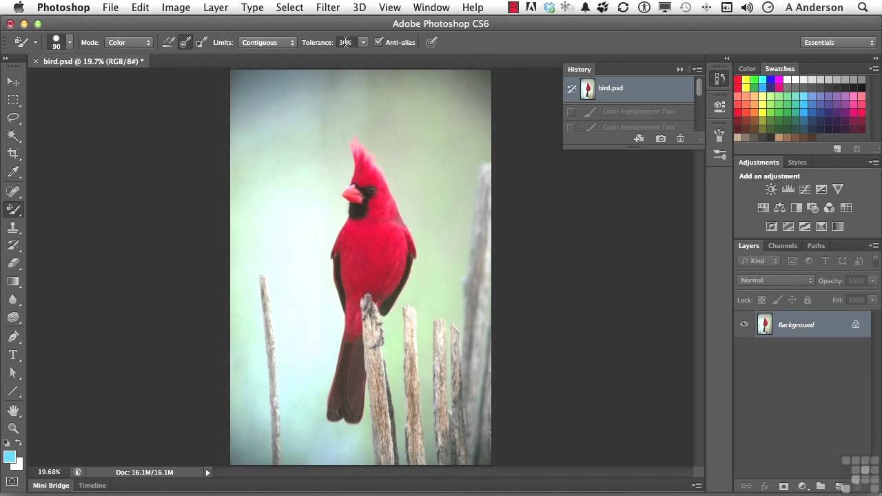 Adobe Photoshop CS6 Tutorial | Color Replacement | InfiniteSkills