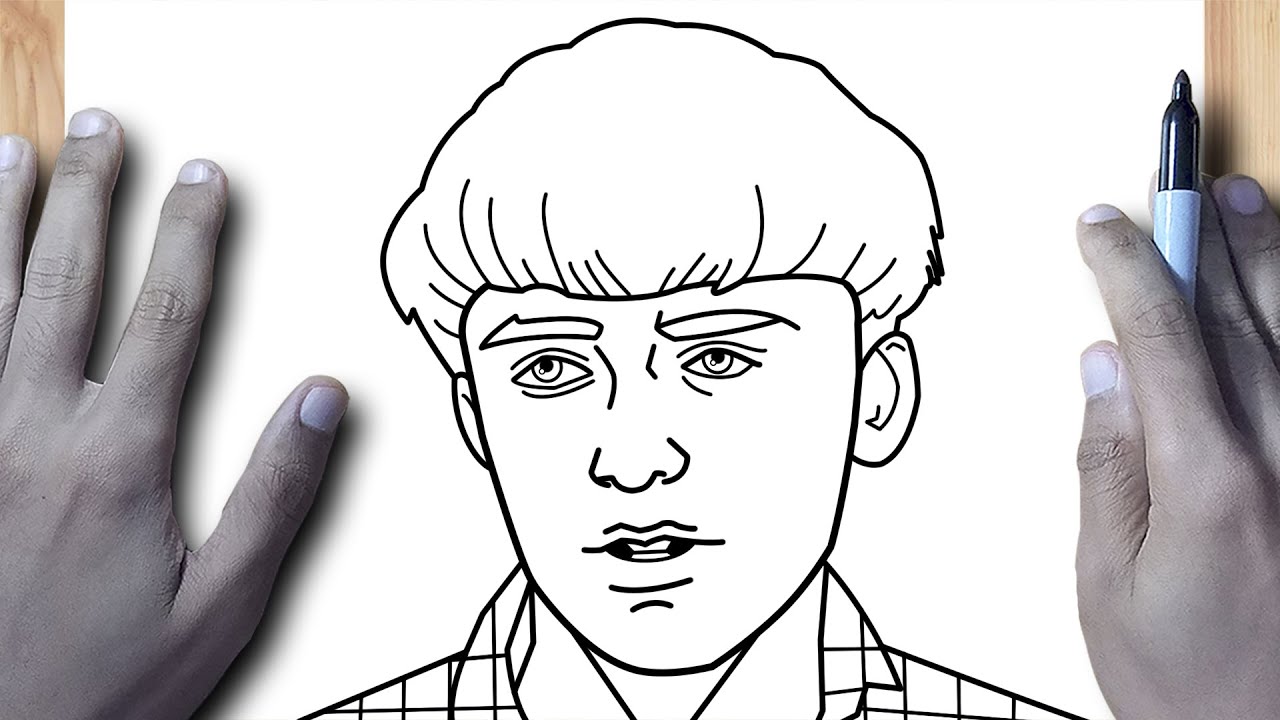COMO DIBUJAR A WILL BYERS - STRANGER THINGS 4
