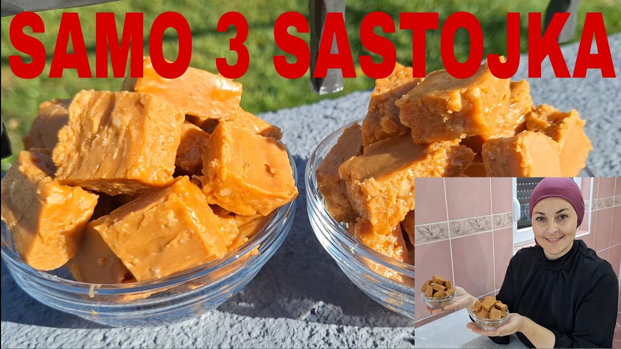 💥KARAMEL ŠEĆER💥pečeni šećer s orasima❗️jednostavno,brzo i ukusno👌