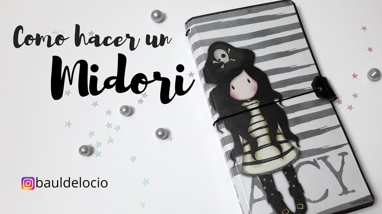 TUTORIAL: Cómo hacer un MIDORI / TRAVELER´S NOTEBOOK (scrapbooking )