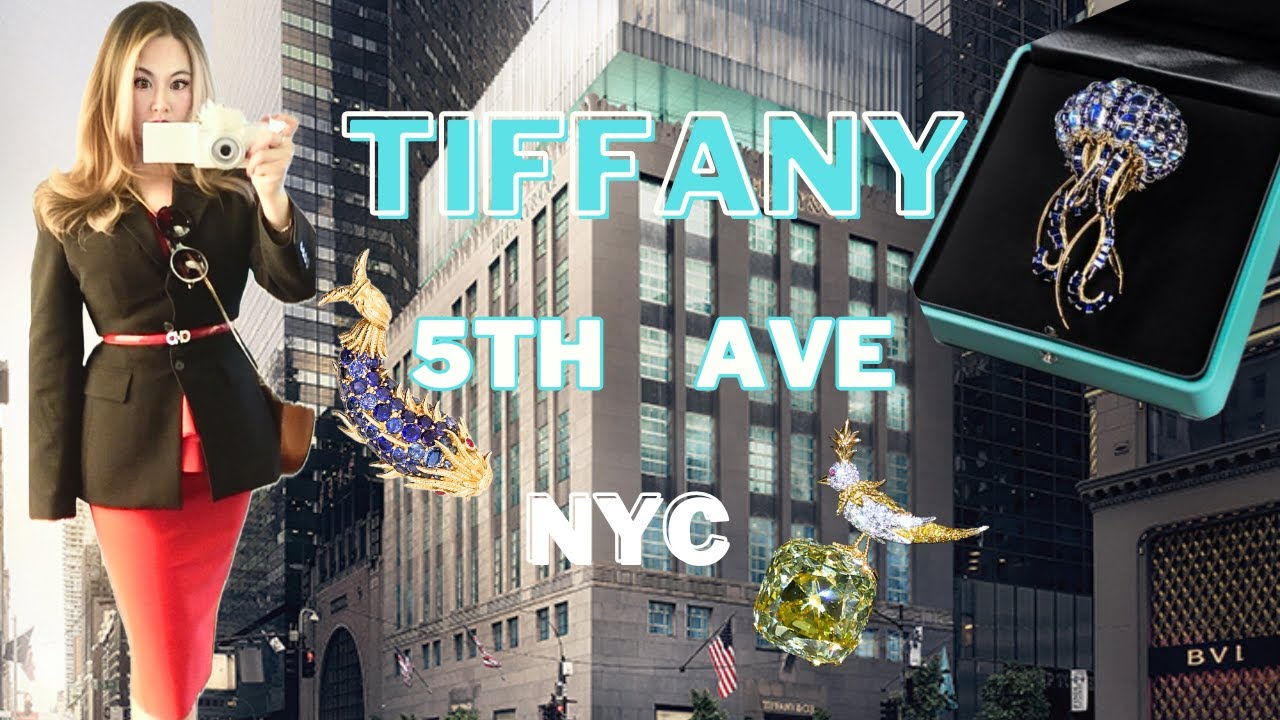 Tiffany NYC Flagship Vlog with Prices! Massive Diamonds | Celebrity Jewelry & Rare Gems on 5th Ave