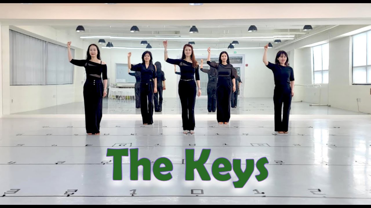THE KEYS - ЛИНЕЙНЫЙ ТАНЦ (средний уровень) (Фред Уайтхаус и Шейн Маккивер)