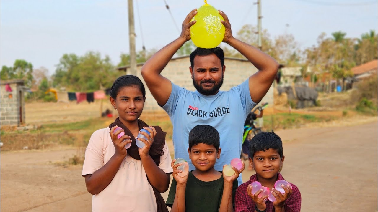 Balloon breaking challenge 😄 | Zoha dharwad 