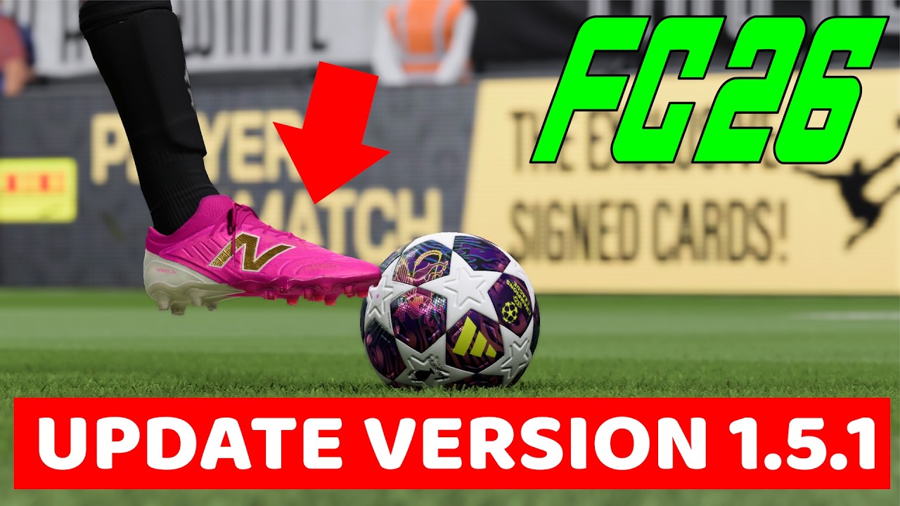 Что представляет собой новое обновление EA Sports FC 26 для PS4 версии 1.5.1?