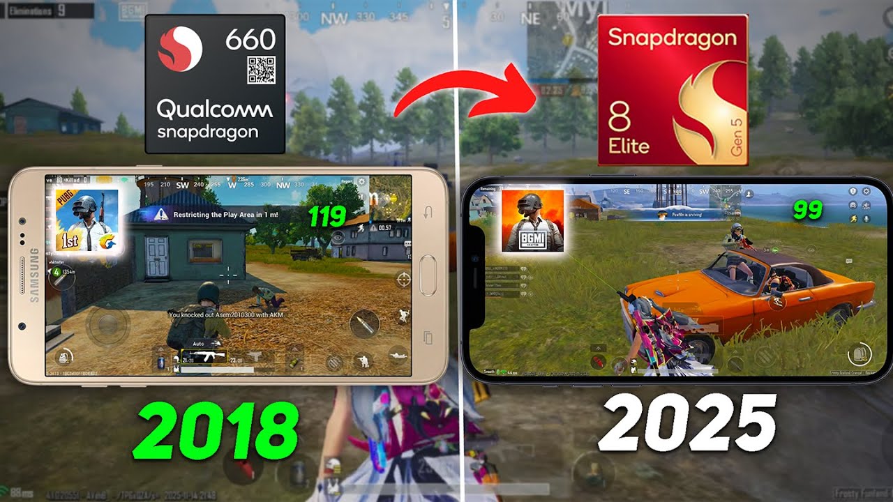 60FPS to 144FPS! PUBG Mobile 2018 vs 2025 &ndash; The Real Hardware Demand Evaluation!