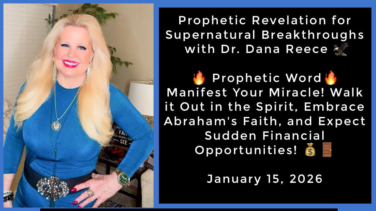 Prophet Dr. Dana Reece is live! Manifest your miracle !