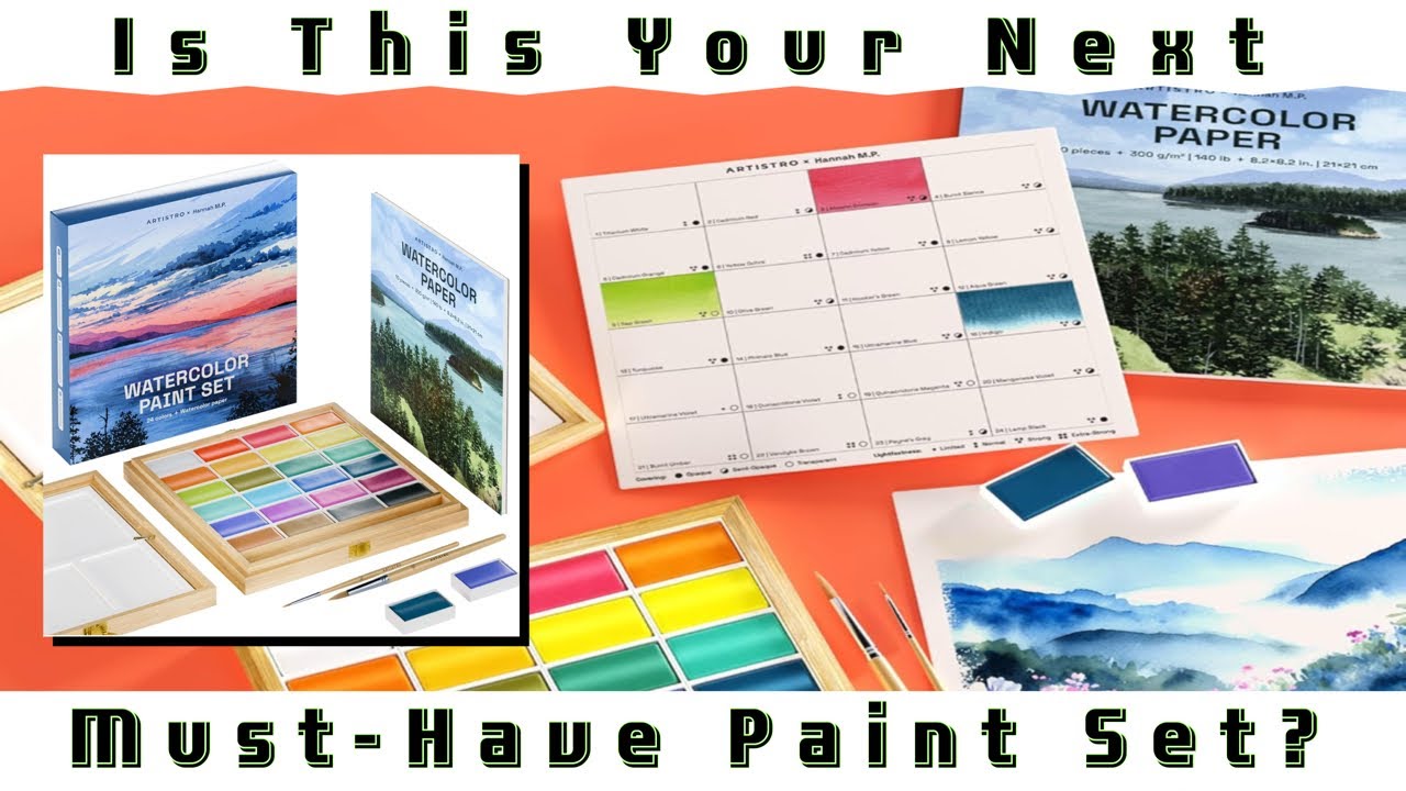 Artistro x Hannah M.P Watercolor Kit Review | Is This Collab Worth Your Money?