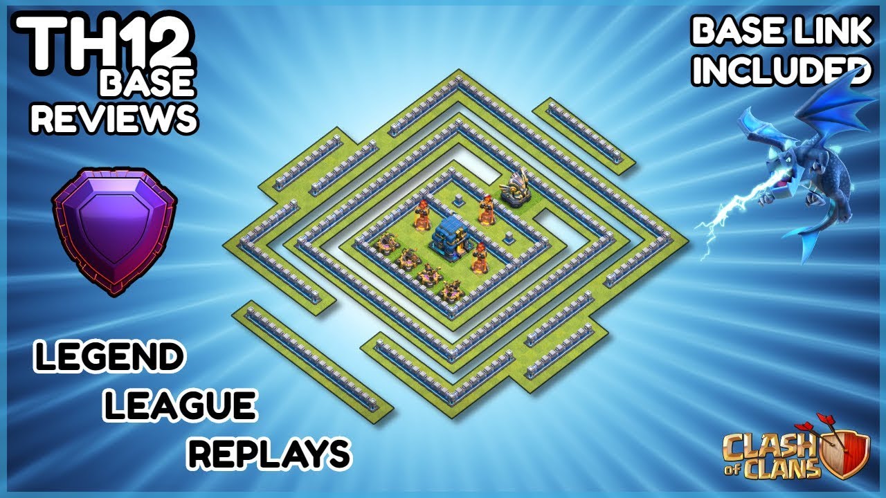 *GRISLY* New TH12 Base Review (WITH LINK) - Anti 2 Star Town Hall 12 Base - Clash of Clans - #58
