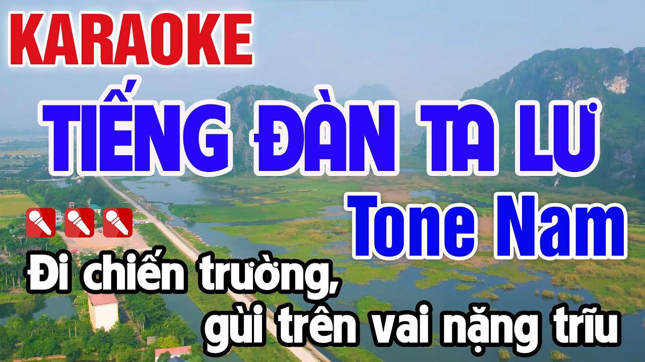 Tiếng Đàn Ta Lư Karaoke Tone Nam Nhạc Sống - Nguyên Minh Media