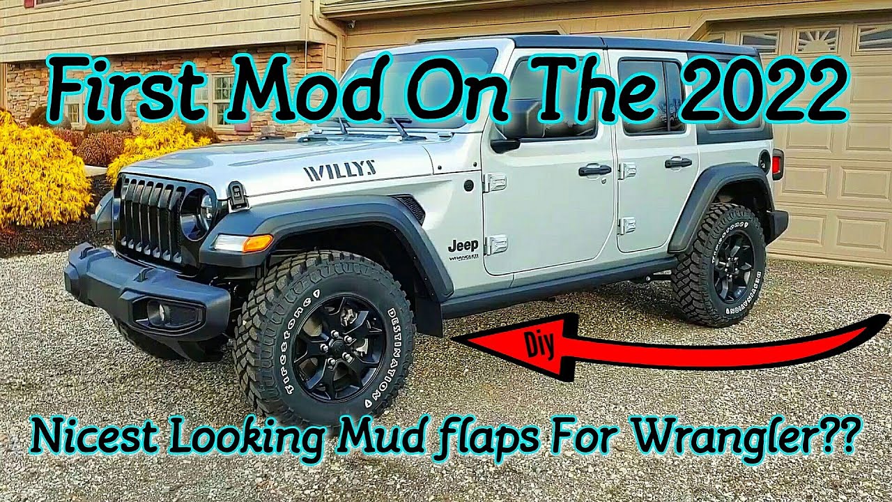 Installing Diy Mud Flaps On My 2022 Wrangler