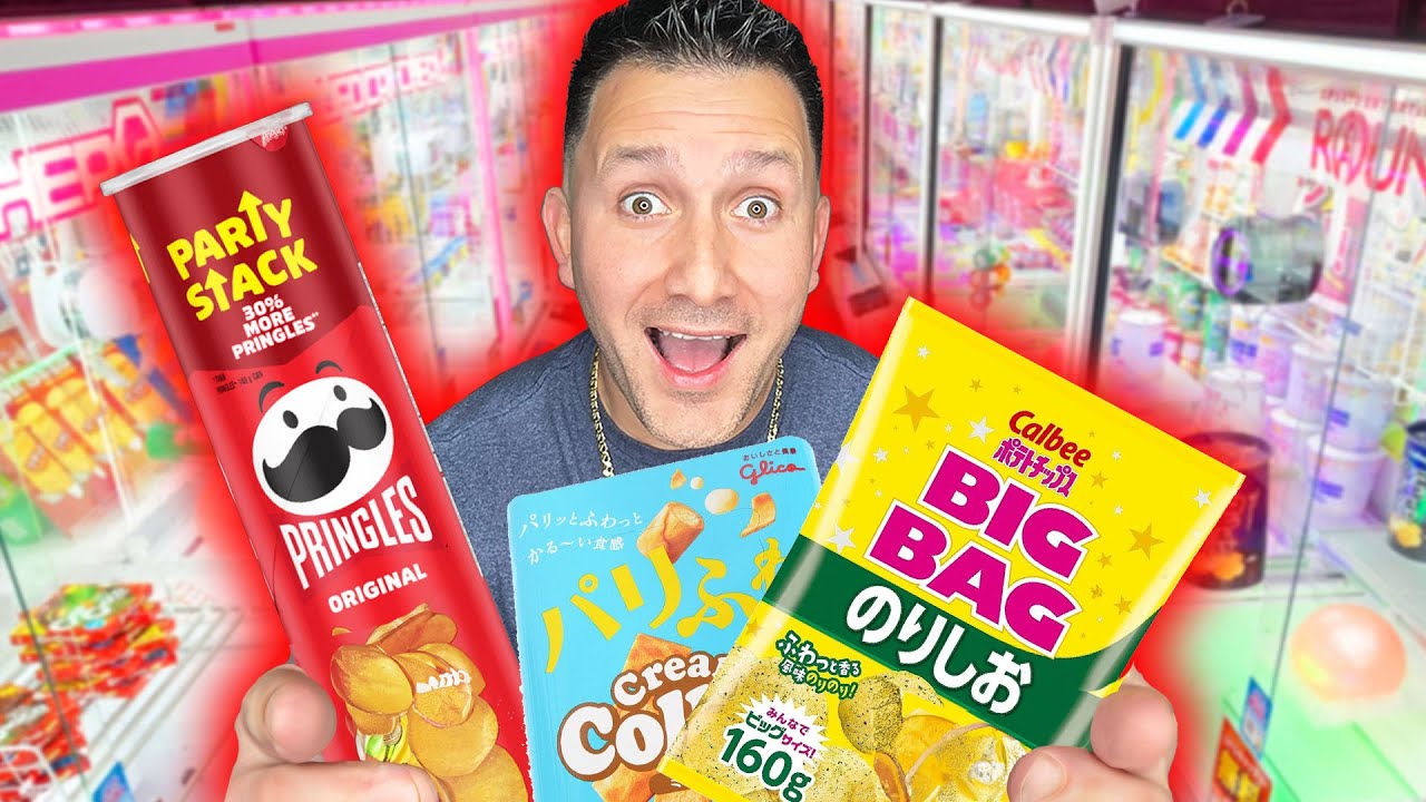 GIANT FOOD Prizes from Claw Machines in Japan!