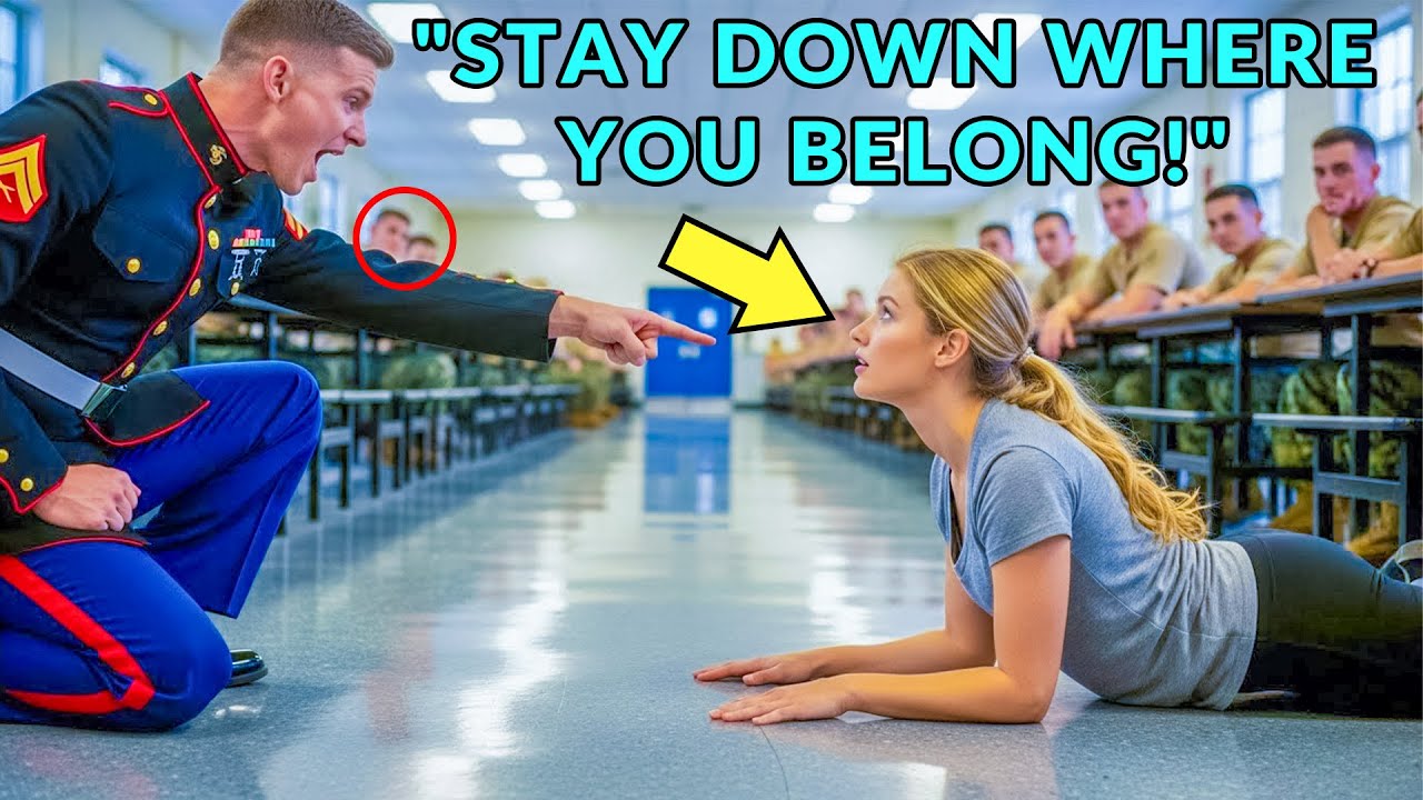 US Marine Shoved Her in the Mess Hall — Unaware She Outranked Everyone Watching
