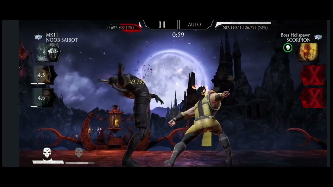 Nightmare Fatal 100 @2023 #Singleround #mortalkombatmobile