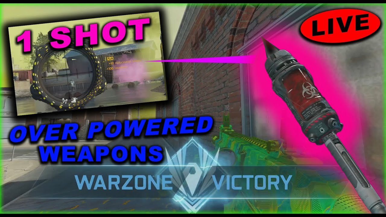 🟢 LIVE 🟢 WARZONE WITH THE SECRET 1 SHOT PSYCH GRENADE CROSS BOW! AND OTHER COOL BUILDS... COME CHILL
