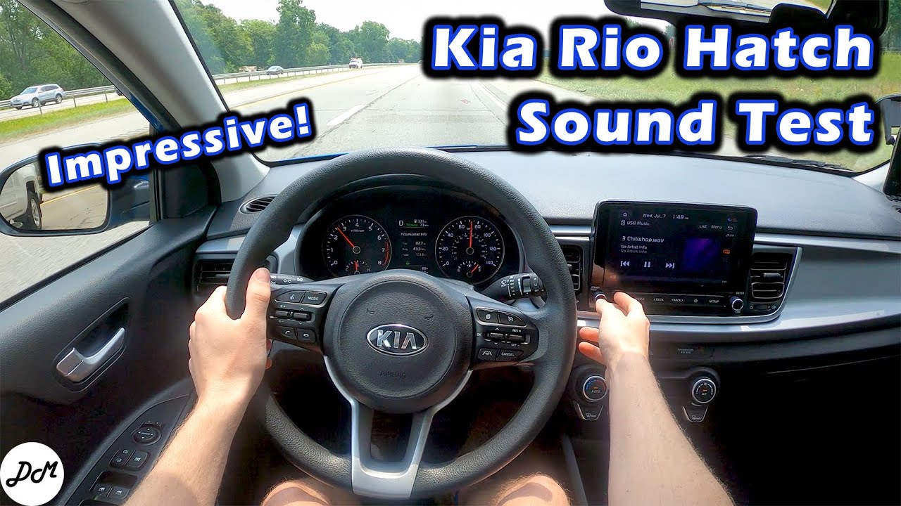 2021 Kia Rio Hatchback – 6-speaker Sound System Review | Wireless CarPlay and Android Auto!
