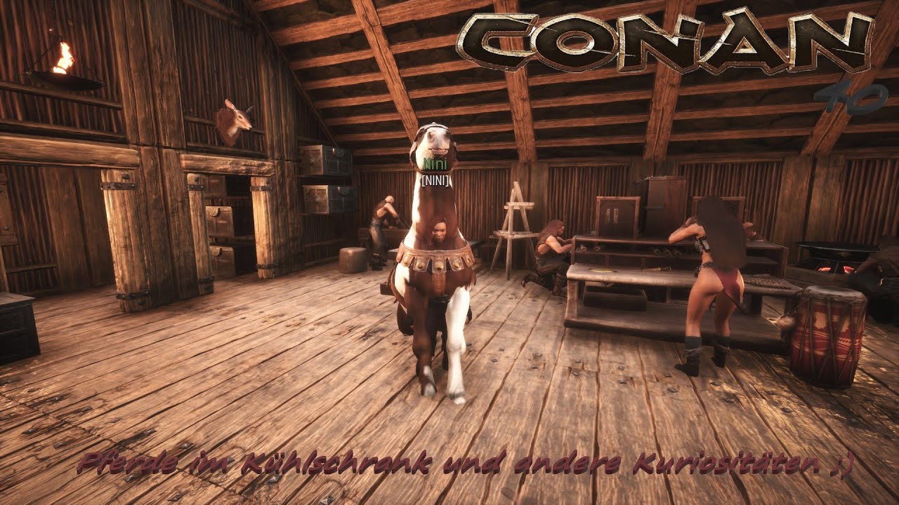 Conan Exiles 40 Pferde im Kühlschrank und andere Kuriositäten ;)