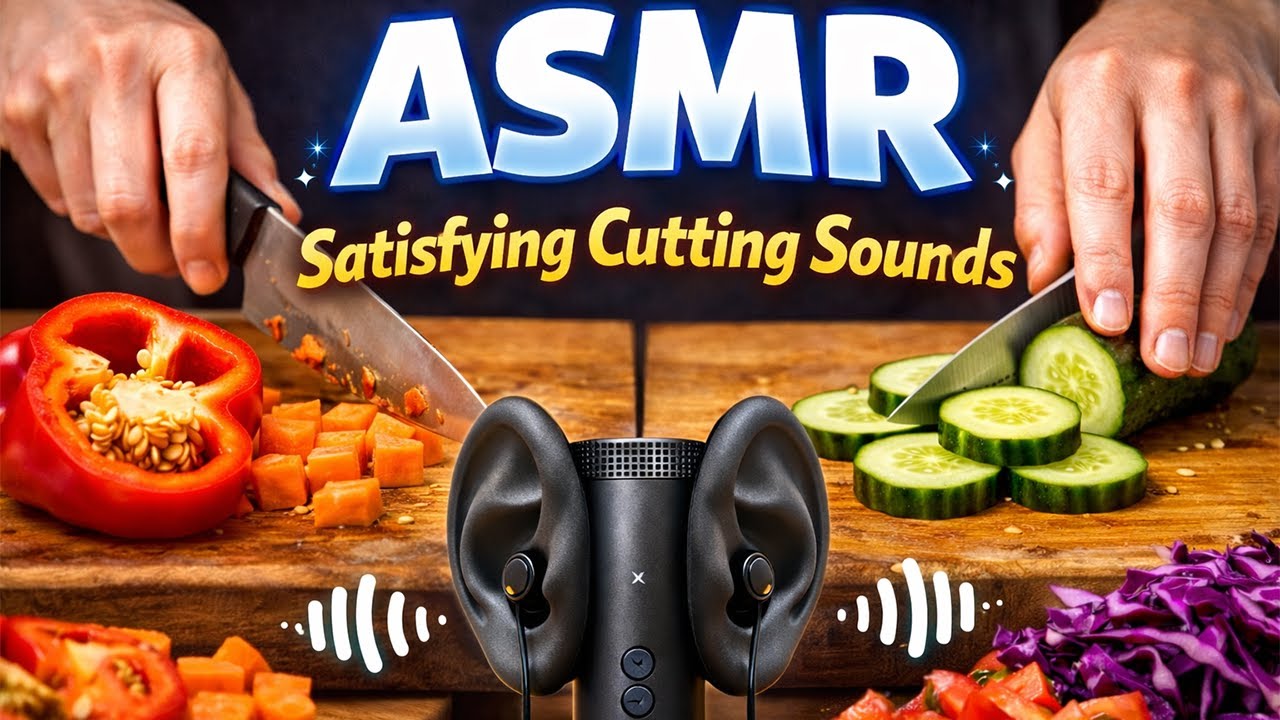 ASMR | SATISFYING CUTTING SOUNDS | 2