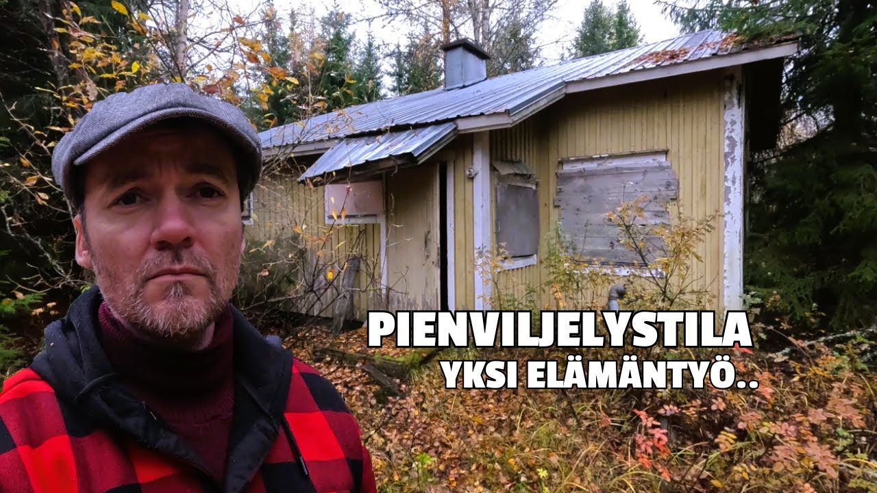 Vanha autio Maatila | Laudat ikkunoissa ja pellot paketissa