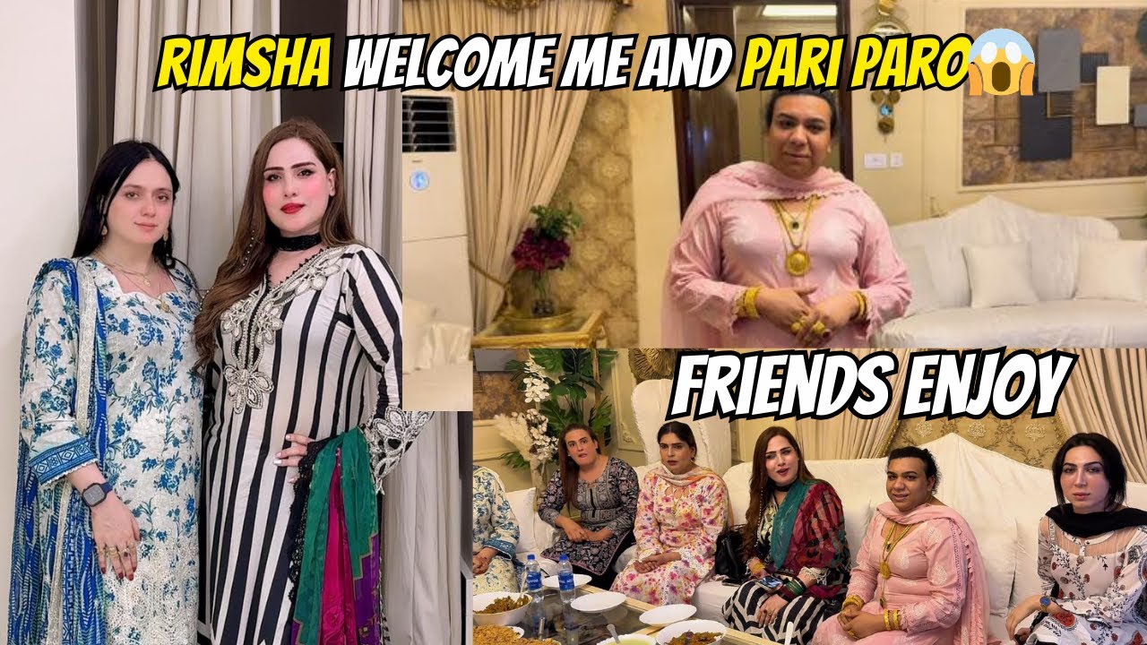Rimsha Welcome Me and Pari Paro || Rimsha new house lahore