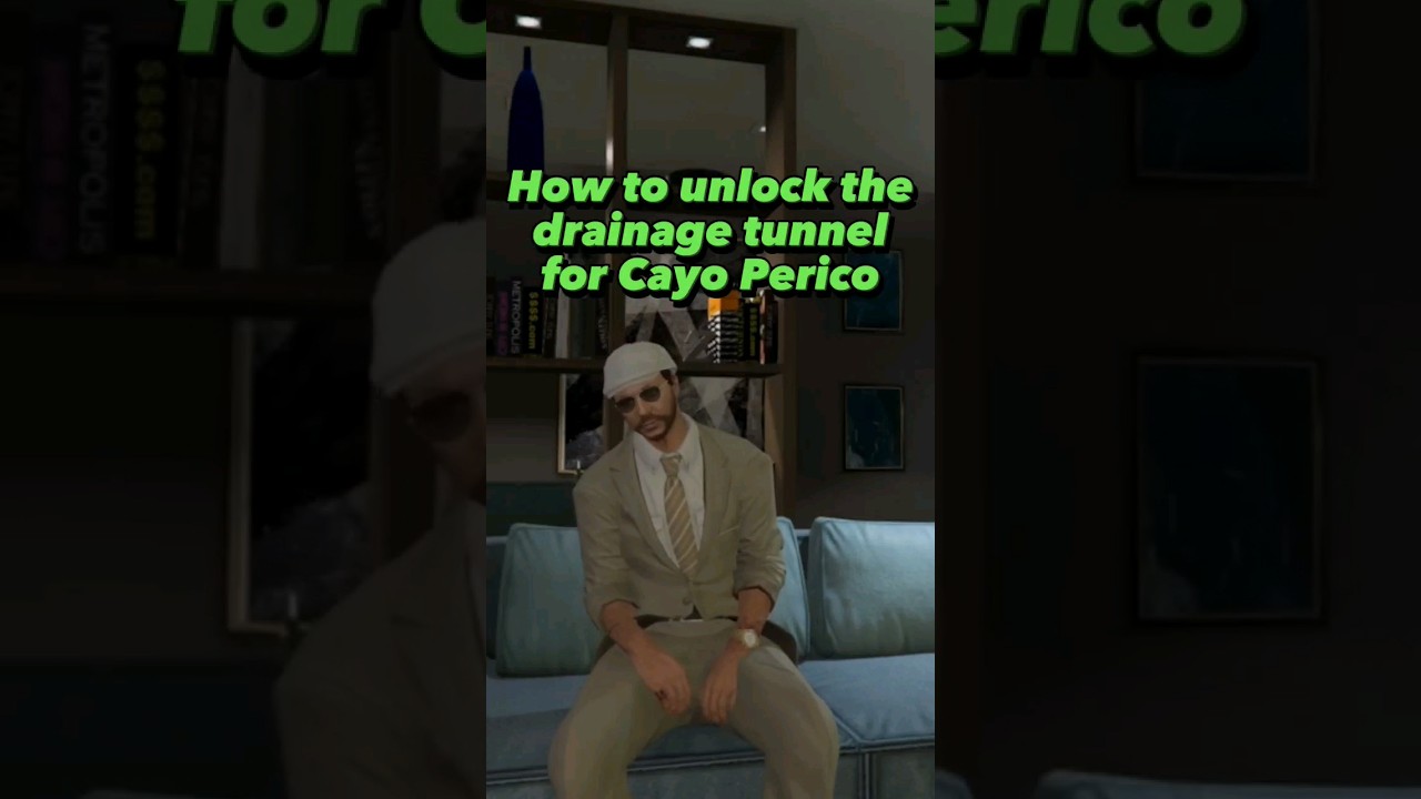 How to unlock the Drainage Tunnel in Cayo Perico! #gtav #gta5 #gtaonline #cayopericoguide