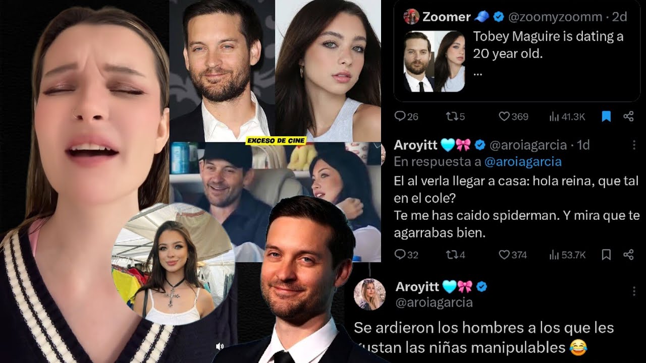 AROYITT NO SOPORTA a TOBEY MAGUIRE por su NUEVA NOVIA de 20 AÑOS y LO CRITICA FUERTE! ES FUNADA