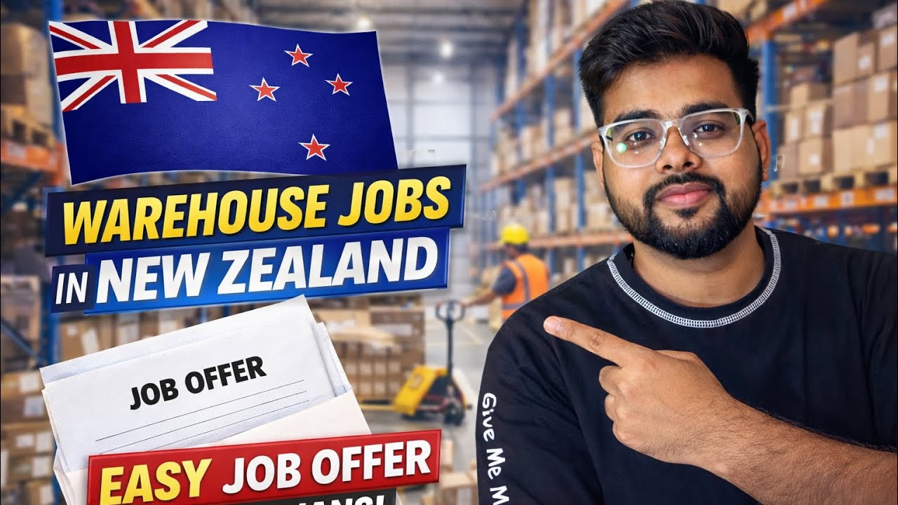 Warehouse Jobs in New Zealand for Indians 🇳🇿