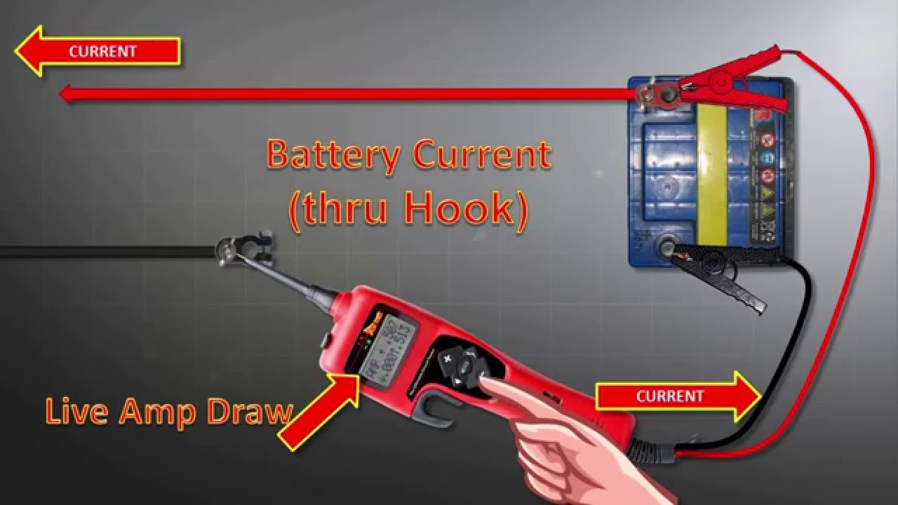 Performing a Parasitic Draw Test Using the Power Probe Hook