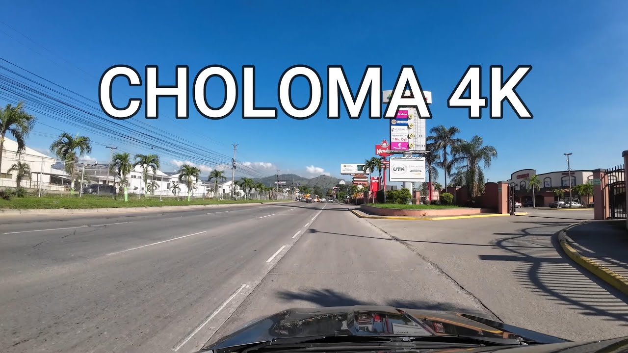 Morning Drive in Choloma 4K. Conducción Matutina por Choloma 4K.