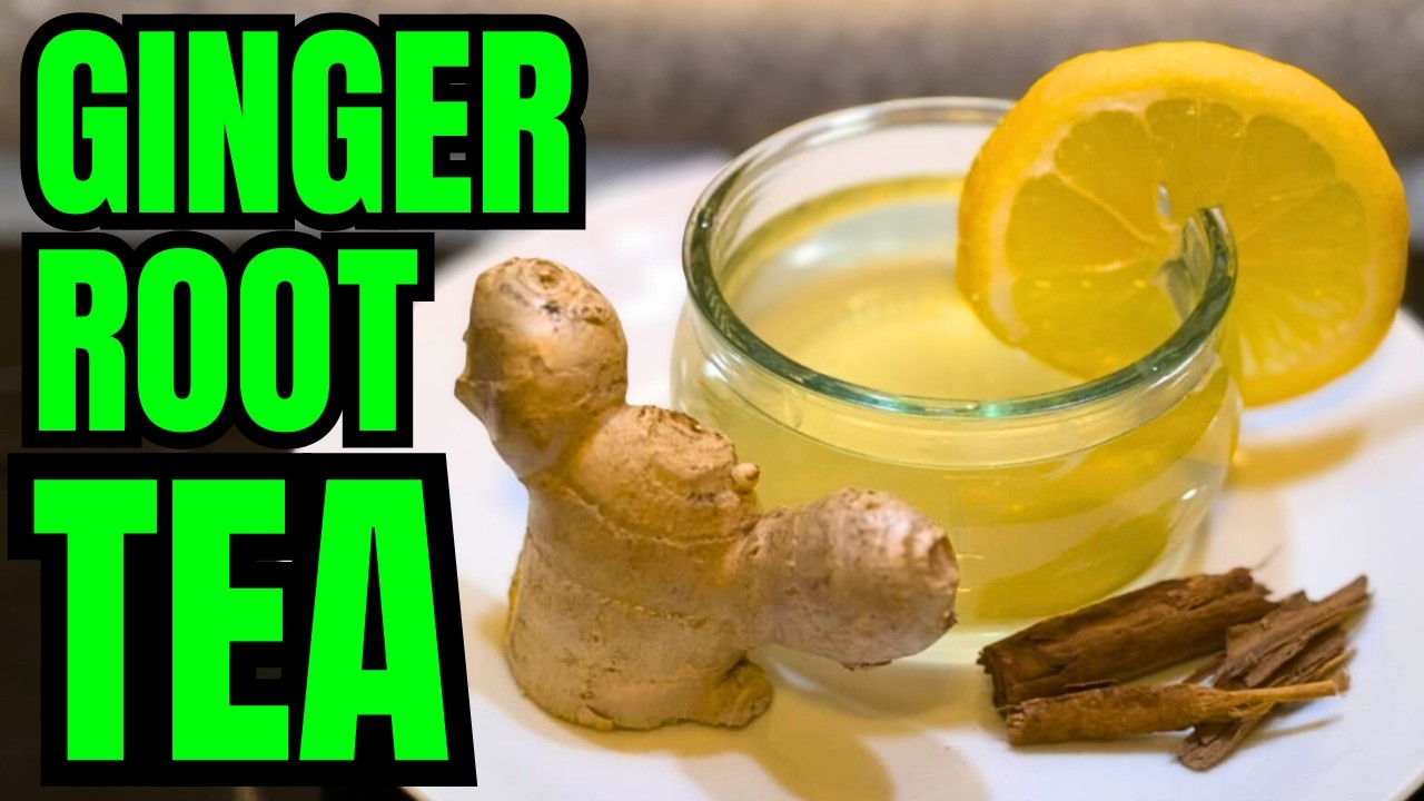 How To MAKE Ginger Tea From Ginger Root (ACTUALLY TASTES GOOD)