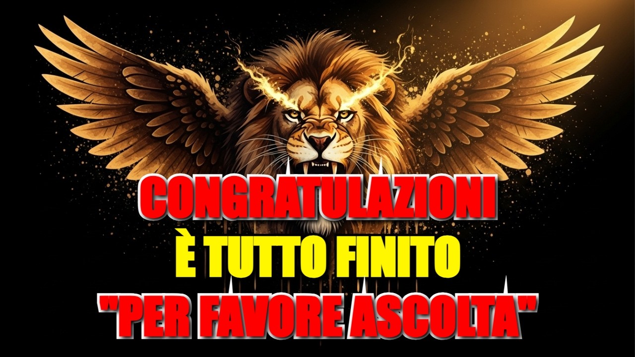 Prescelto: Congratulazioni! È finita e não dovrai mai mais passarci de nuovo ✨🥹