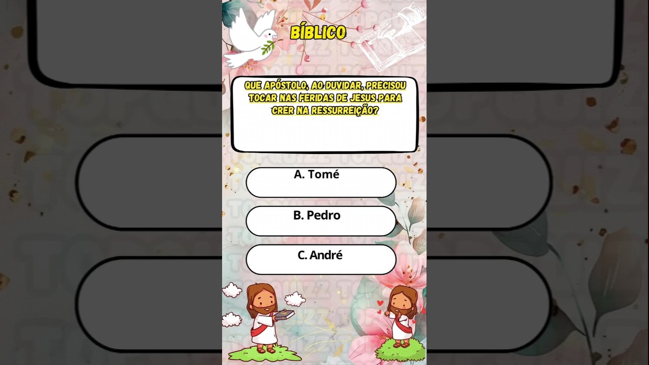 Quiz Bíblico: Dúvidas, Mares e Fogo.