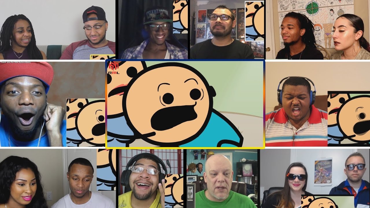 Cyanide & Happiness Compilation 4 REACTIONS MASHUP