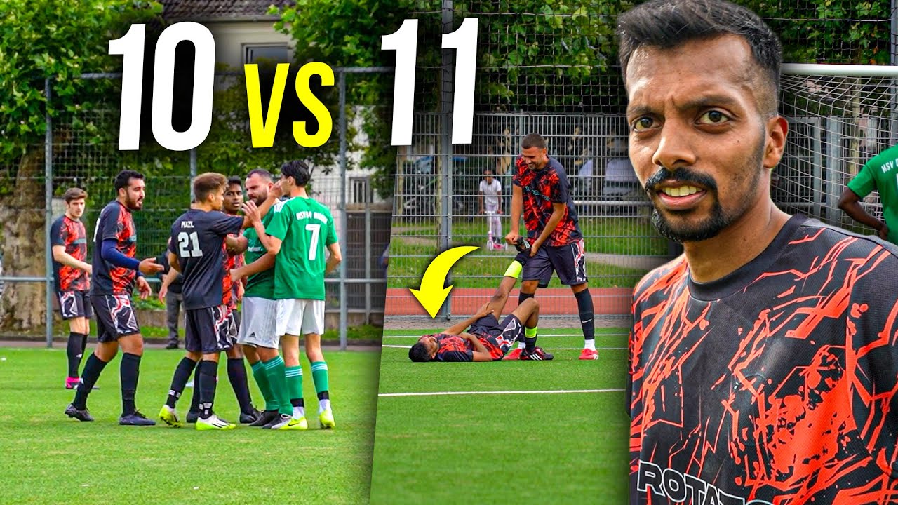 KREISLIGA SPIEL MIT 10 MANN! *Mo muss spielen!*
