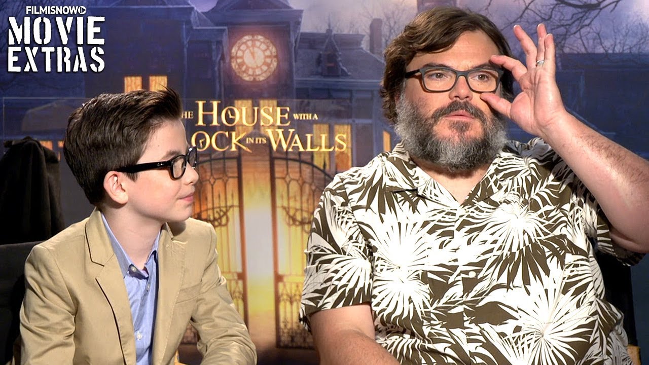 THE HOUSE WITH A CLOCK IN ITS WALLS | Jack Black & Owen Vaccaro talk about the movie