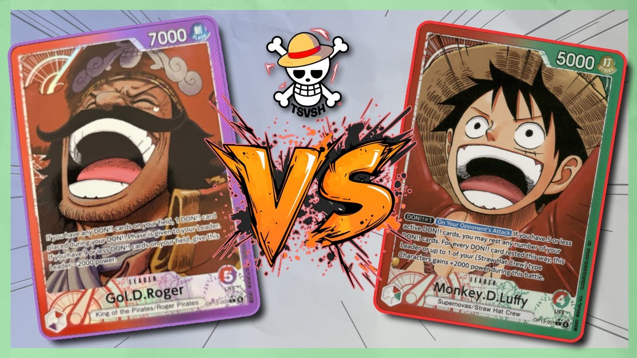 (OP13) Store Treasure Cup 2 RP Roger VS RG Luffy OPTCG POV