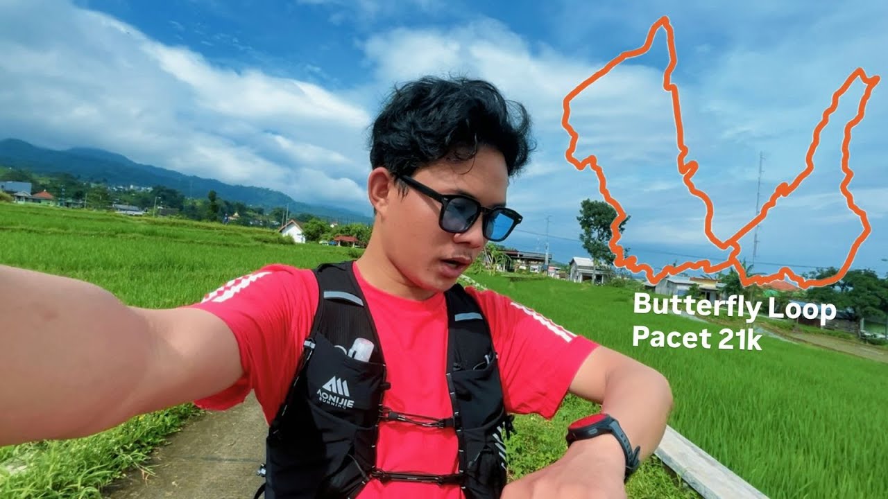 Half Marathon Rute Butterfly Loop Pacet Full Elevasi