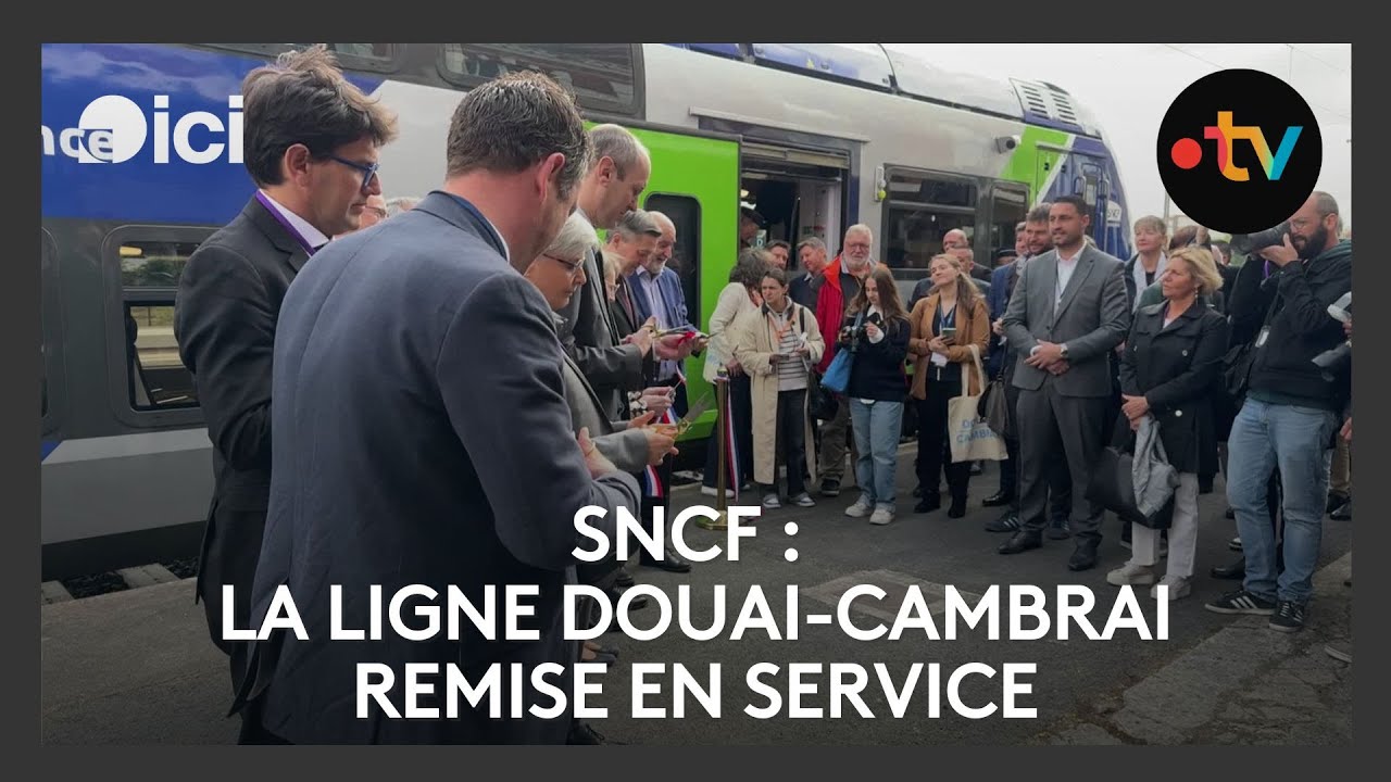 SNCF : la ligne Douai-Cambrai remise en service