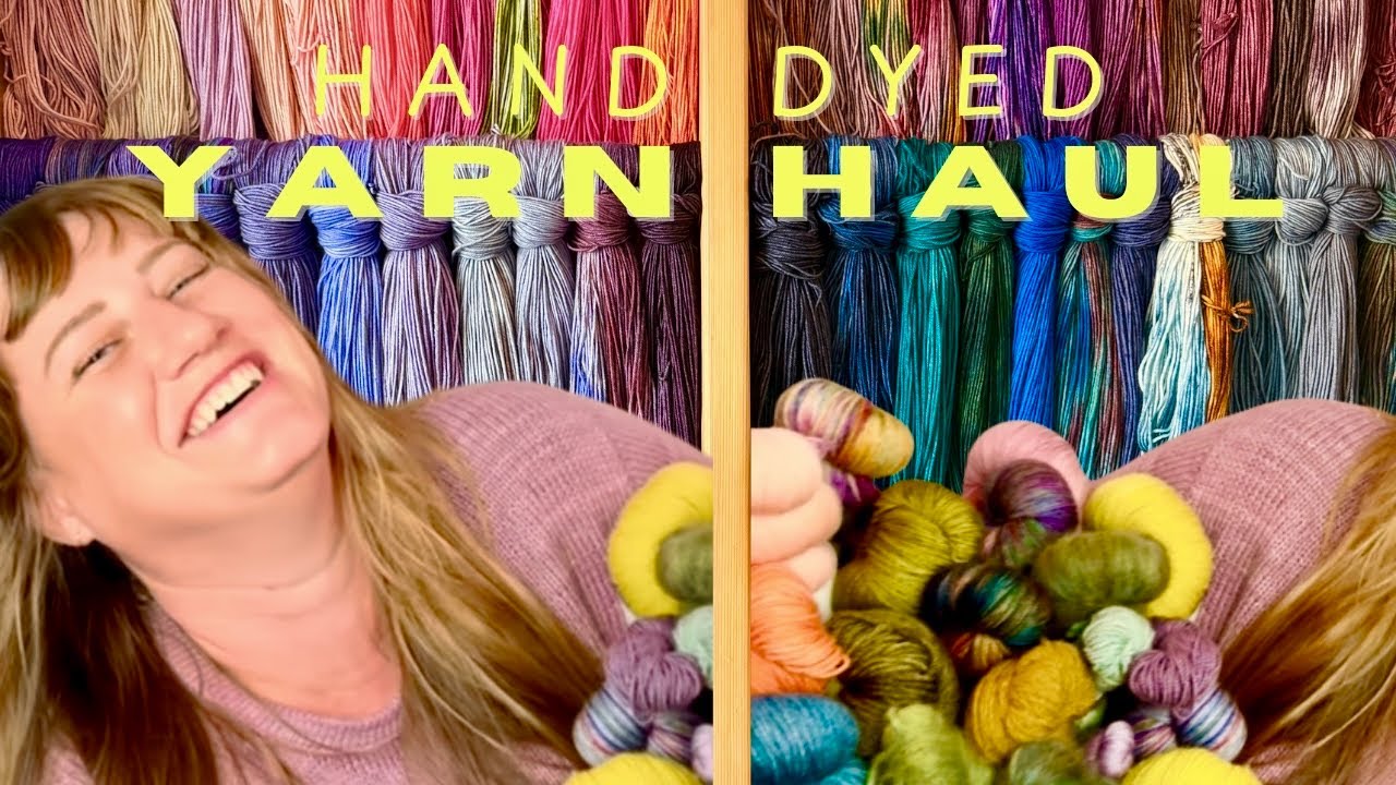 Local Hand Dyed Yarn Haul - Oregon, Montana, & Glacier National Park