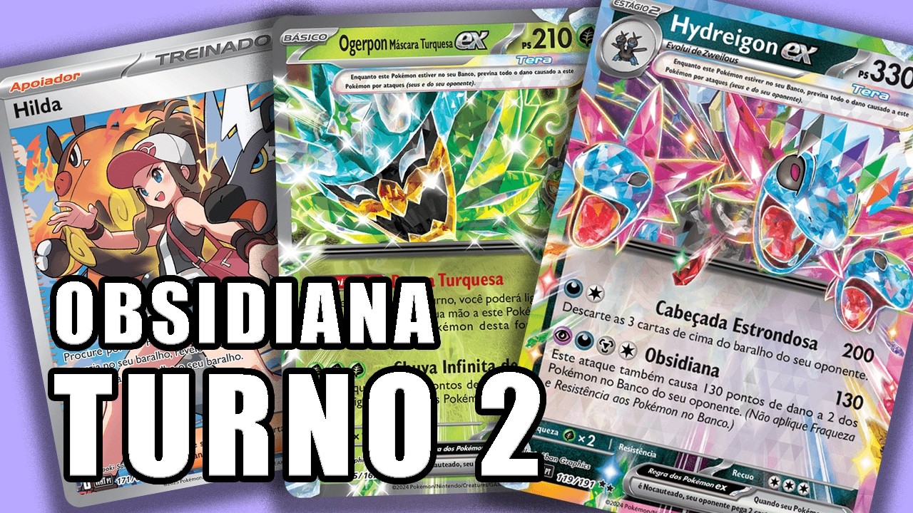 Deck Hydreigon ex Ogerpon Máscara Turquesa ex Atualizado  - Pokemon TCG Live Gameplay