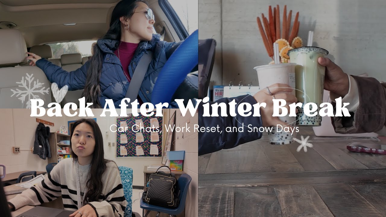 Back After Winter Break | Car Chats, Work Reset, and Snow Days❄️