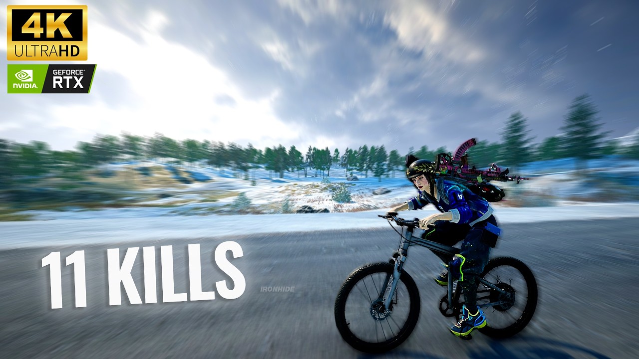 11-Kill Solo on Vikendi - PUBG Battlegrounds FPP | 4K (No Commentary)