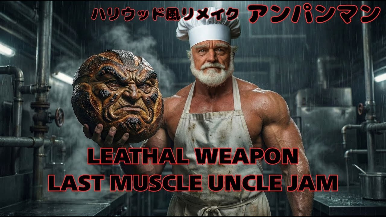 ハリウッド風 リメイク作品 実写版 アンパンマン スピンオフ 「Lethal Weapon〜Last muscle Uncle Jam〜」主題歌