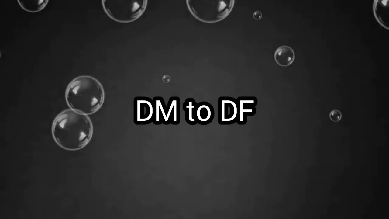 DM writes to DF