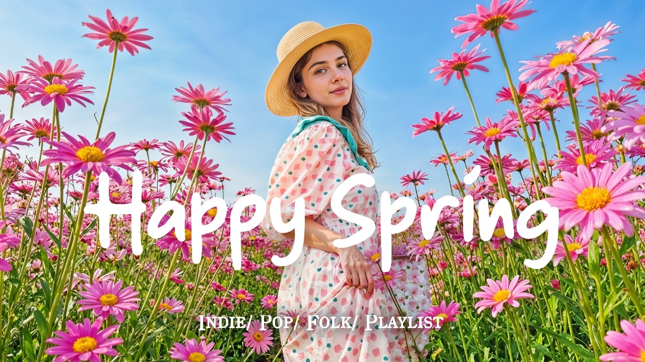 Happy Spring 🌸 Songs that put you in a good mood in 4K UHD for TV | Indie/Pop/Folk #indiemusic