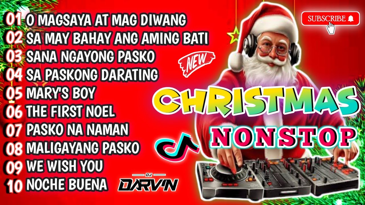 New CHRISTMAS NONSTOP DISCO BUDOTS - DJ DARVIN REMIX 