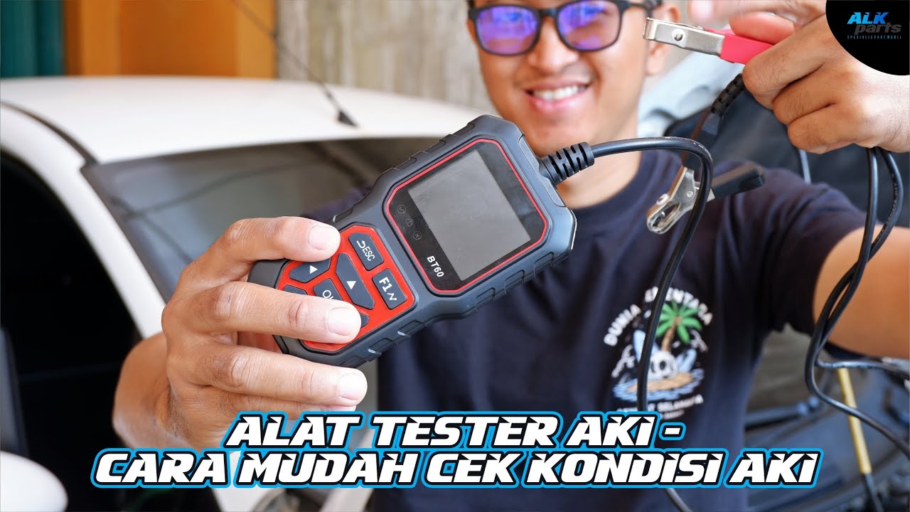 🔴  ALAT TESTER AKI, CARA MUDAH CEK KONDISI AKI MOBIL ATAU MOTOR !!