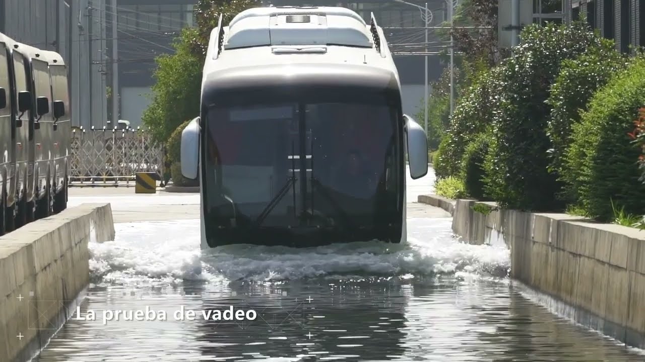 Prueba de alto circuito en el campo de pruebas para Autobuses Yutong!🚌🔝.