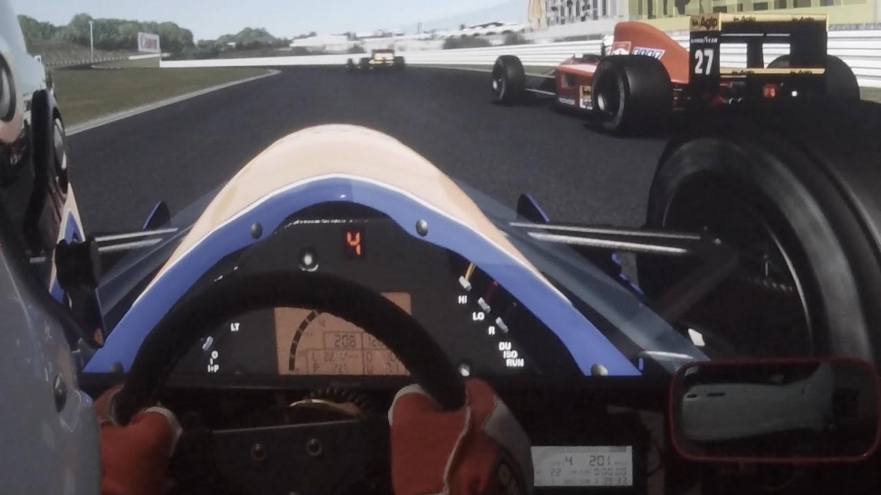 Williams FW14 鈴鹿 練習 クラッシュ衝撃[Williams FW14 Suzuka practice, crash impact]