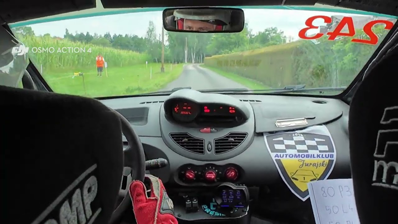 10 Rajd Śląska Witkowski/Baryła OS 6 Kiczyce II Twingo RN3