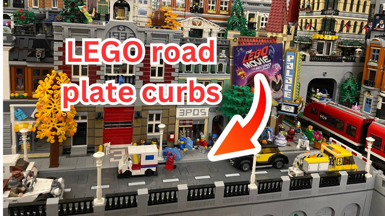 LEGO Road Plate Curbs